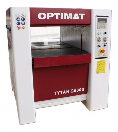 Grubościówka OPTIMAT TYTAN G630 S z wałem spiralnym Grubościówka OPTIMAT TYTAN G630 S z wałem spiralnym