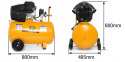 Kompresor olejowy 100L 2T 3kW 230V M88003