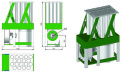 Odciąg do trocin HOLZING RLA S 125 4500 m3h