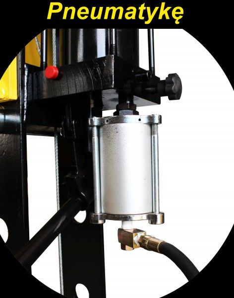 Prasa hydrauliczna, warsztatowa WP10PR 10t ruchomy tłok, pneumatyka Viber-System Prasa hydrauliczna, warsztatowa WP10PR 10t ruchomy tłok, pneumatyka Viber-System