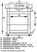 Prasa hydrauliczna, warsztatowa WP10PR 10t ruchomy tłok, pneumatyka Viber-System