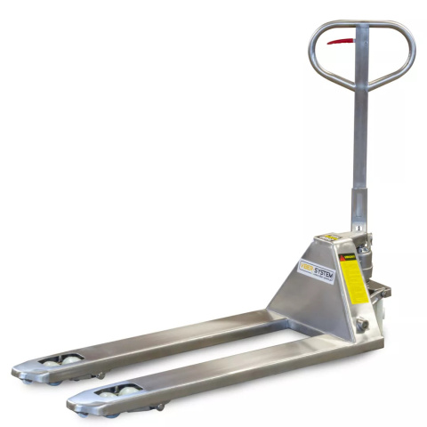 Wózek paletowy Paleciak ze stali nierdzewnej 2500kg SS2500 Wózek paletowy Paleciak ze stali nierdzewnej 2500kg SS2500