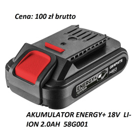 Akumulator bateria ENERGY+ 18V LI-ION