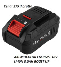 Akumulator bateria ENERGY+ 18V LI-ION