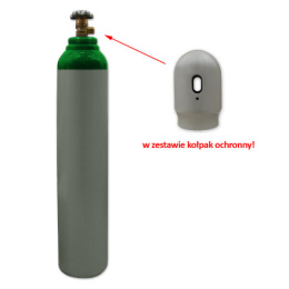 Butla gazowa pełna MIX/Argon/CO₂ 8l z rurką sedymentacyjną 200 bar