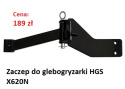 Osprzęt do glebogryzarek konsola zaczep spychacz tarcze zaczep HORTMASZ