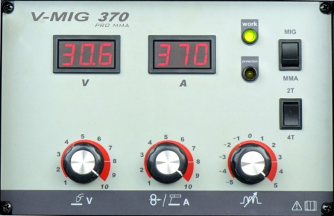 Półautomat spawalnicze MIG/MAG 400V V-MIG 370 4x4 PRO MMA Półautomat spawalnicze MIG/MAG 400V V-MIG 370 4x4 PRO MMA