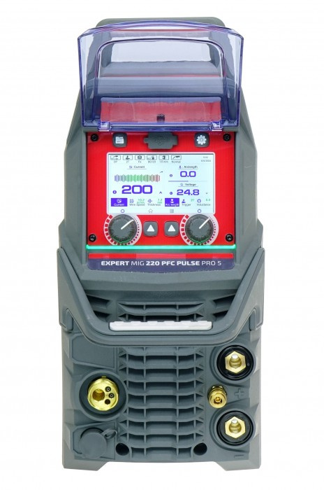 Półautomaty spawalnicze EXPERT MIG 220 PFC PULSE Pro5 LCD Seria PRO Półautomaty spawalnicze EXPERT MIG 220 PFC PULSE Pro5 LCD Seria PRO