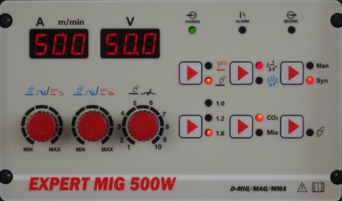 Półautomaty spawalnicze EXPERT MIG 500W SYNERGIC + podajnik Półautomaty spawalnicze EXPERT MIG 500W SYNERGIC + podajnik