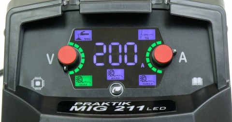 Półautomaty spawalnicze MIG/MAG PRAKTIK MIG 211 SYNERGIC LED Półautomaty spawalnicze MIG/MAG PRAKTIK MIG 211 SYNERGIC LED