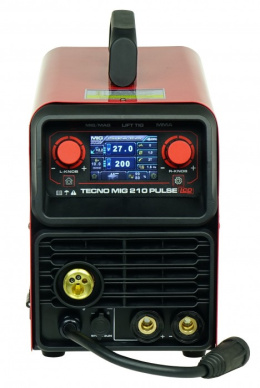 Półautomaty spawalnicze MIG/MAG TECNO MIG 210 PULSE LCD MIG/TIG/MMA SYNERGIC ALU
