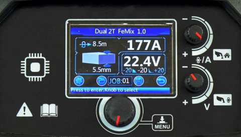 Półautomaty spawalnicze TECNO MIG 200 PULSE LCD Półautomaty spawalnicze TECNO MIG 200 PULSE LCD
