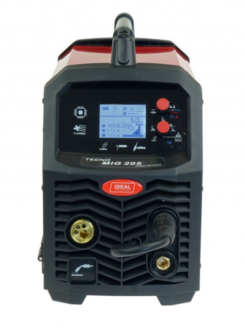 Półautomaty spawalnicze TECNO MIG 205 LCD MIG/TIG/MMA SYNERGIC Półautomaty spawalnicze TECNO MIG 205 LCD MIG/TIG/MMA SYNERGIC