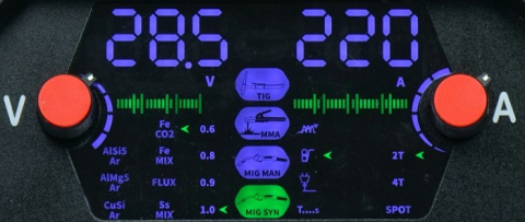 Półautomaty spawalnicze TECNO MIG 224 SYNERGIC LED 4x4 Półautomaty spawalnicze TECNO MIG 224 SYNERGIC LED 4x4