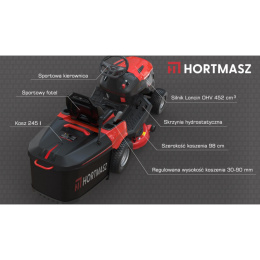 Traktor ogrodowy - kosiarka HTS ST 98 H HD452