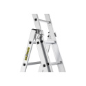 Drabina HOME aluminiowa 3-elementowa 3x11 szczebli 150 kg