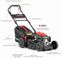 Kosiarka spalinowa HKS ST 351 NE R210 elektryczny rozruch