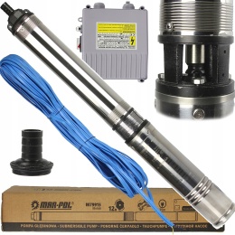 Pompa głębinowa 0,9kW 4QJD + control box