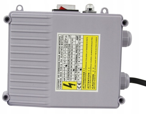 Pompa głębinowa 0,9kW 4QJD + control box Pompa głębinowa 0,9kW 4QJD + control box