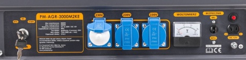Agregat prądotwórczy 3000W 230V PM-AGR-3000M2KE Agregat prądotwórczy 3000W 230V PM-AGR-3000M2KE