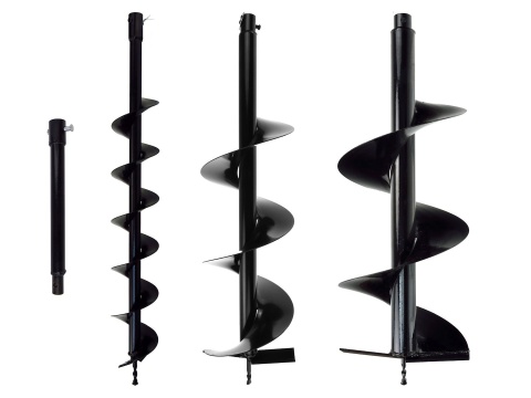 Świder spalinowy + wiertła 10cm,20cm,30cm + adapter 50cm