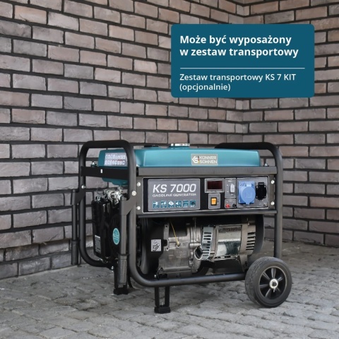 Agregat Generator benzynowy „Könner & Söhnen” KS 7000