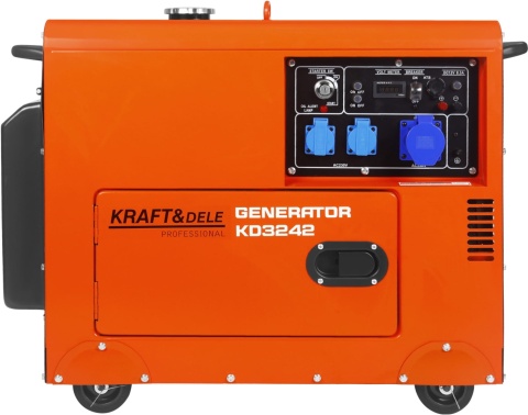 Agregat Prądotwórczy 230V 7kW 10KM Diesel + ATS KD3242