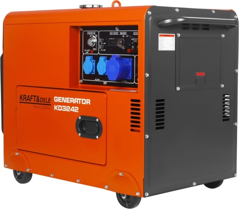 Agregat Prądotwórczy 230V 7kW 10KM Diesel + ATS KD3242