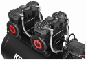 Kompresor bezolejowy 100L 2x2200W