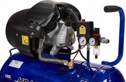 Kompresor olejowy 100L 2 tłoki 230V