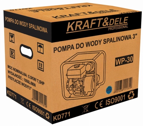 Motopompa pompa spalinowa 3" do wody 1000l/min