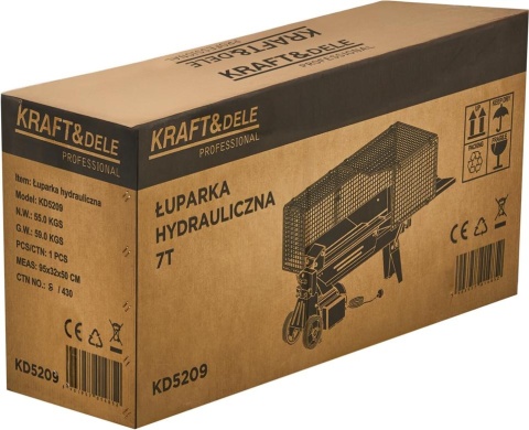 Rębak do drewna 2500W 7T KD5209