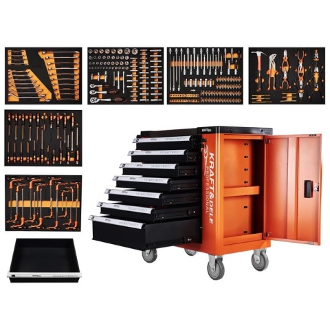 Szafka narzędziowa 258-elem.