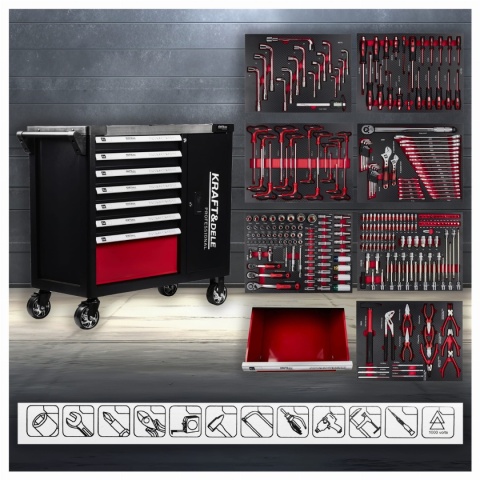 Szafka narzędziowa 299-elem.